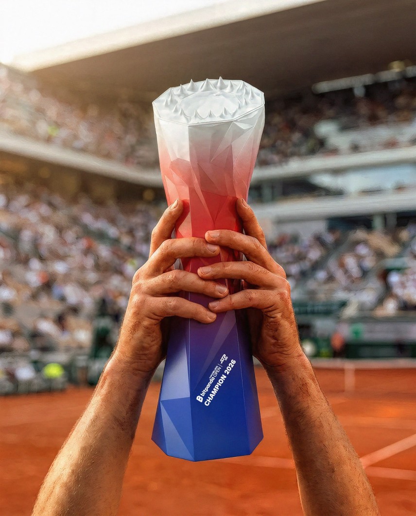 Bitpanda Hamburg Open Trophy 2026 designed and manufactured by Sustain Awards