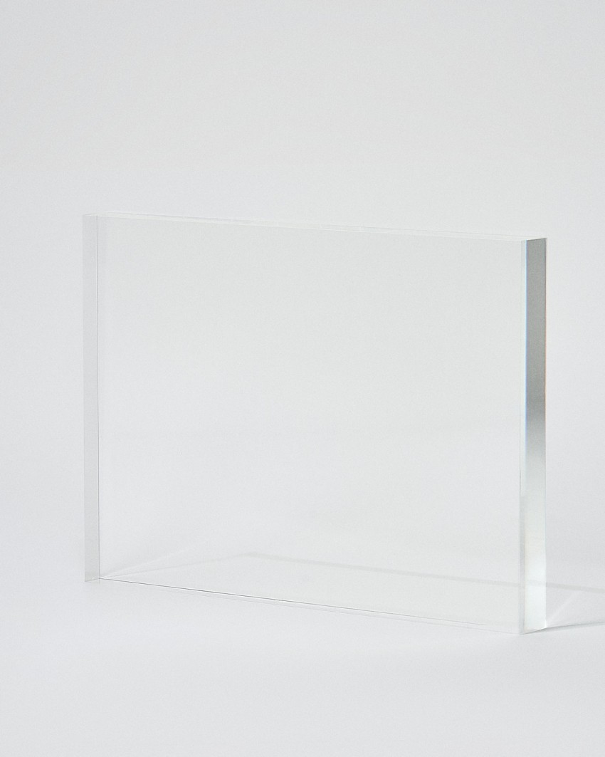 Plaque en plexiglas format rectangulaire VITRA CUSTOM A4 à personnaliser
