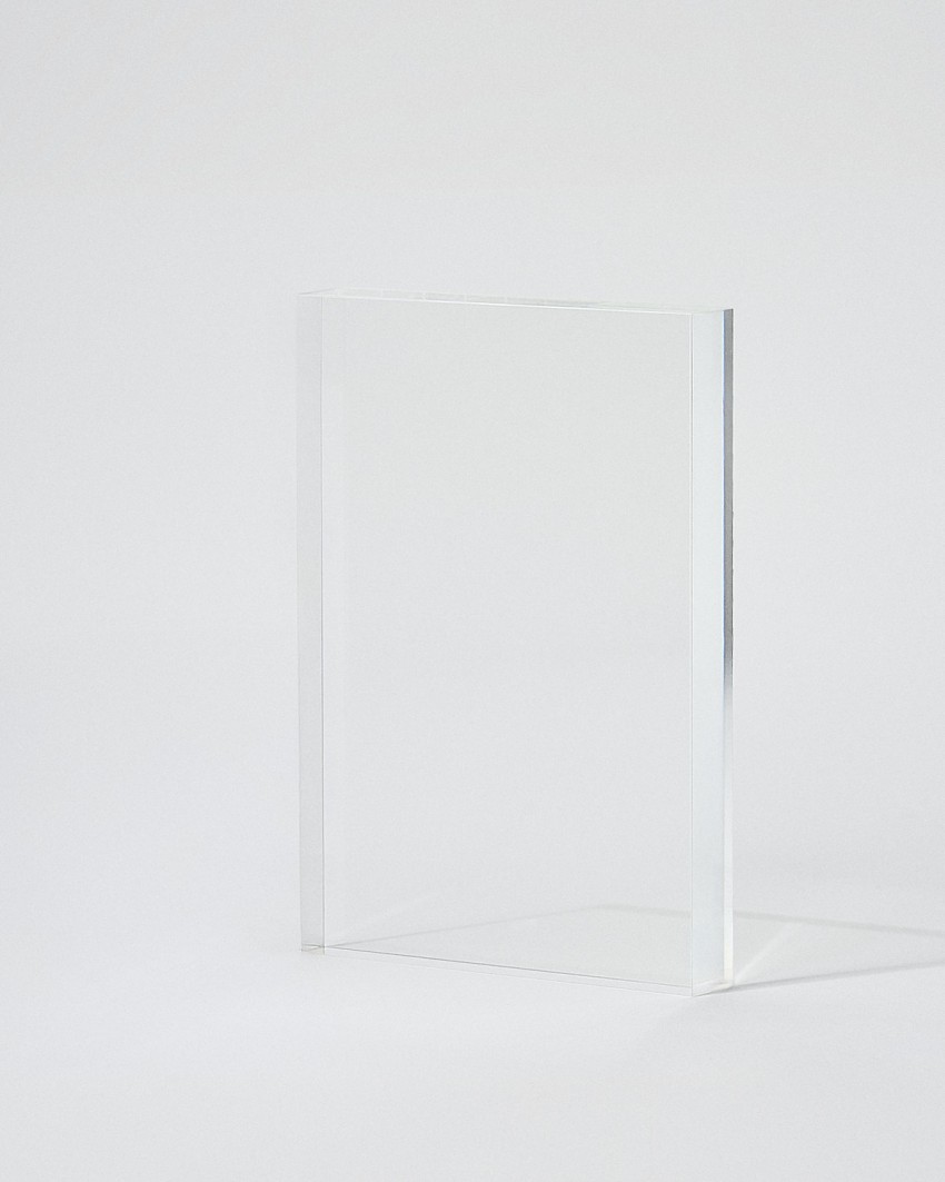Plaque en plexiglas format rectangulaire VITRA CUSTOM A5 à personnaliser