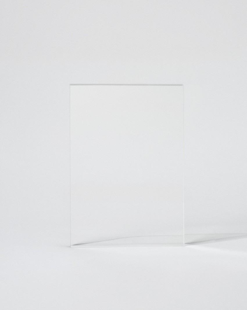 Plaque en plexiglas format rectangulaire VITRA CUSTOM A5 à personnaliser